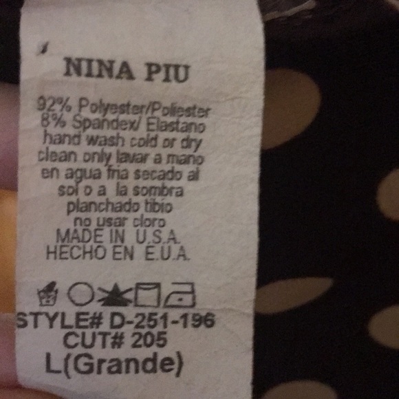 High-low brown pattern halter dress - Picture 6 of 6